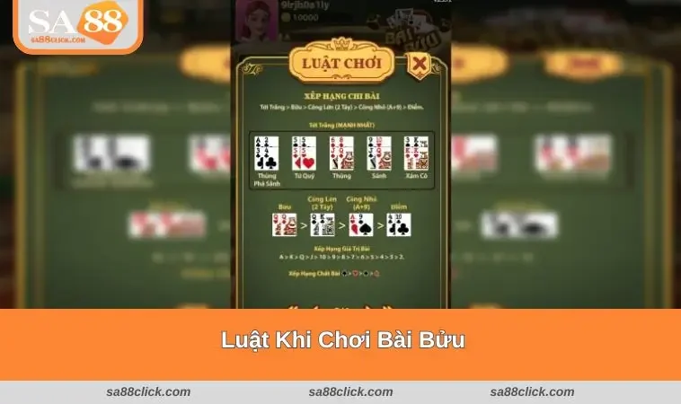 Luật khi chơi trò này